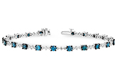 A206-51309: BRACELET 3.00 BLUE DIA 4.05 TW