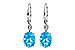 A208-35827: EARR 3.70 TW BLUE TOPAZ 3.75 TGW (9x7MM BT)