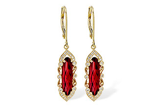 A291-00409: EARR 3.34 TW GARNET 3.50 TGW