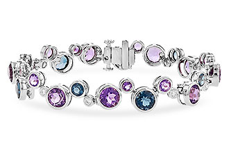 A291-06754: BRACELET 13.90 SEMI-PREC 14.20 TGW