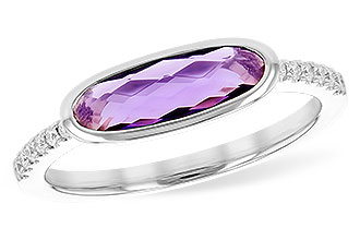 A291-08609: LDS RG .92 AMETHYST 1.02 TGW