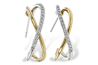 A292-84081: EARRINGS .50 TW
