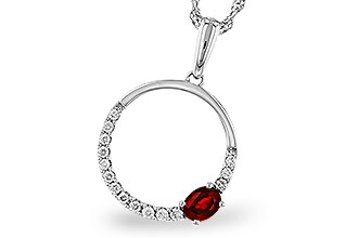 A292-84927: NECKLACE .26 RUBY .41 TGW