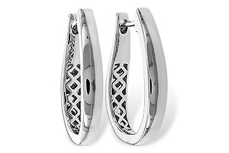 A292-87718: GOLD EARRINGS (22MM)