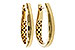 A292-87718: GOLD EARRINGS (22MM)
