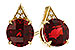A292-88572: EARR 2.08 TW GARNET 2.10 TGW (6MM RD)