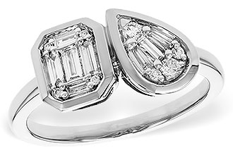 A292-89527: LDS DIA RG .17 TW BAGUETTE .25 TW