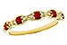 A292-90390: LDS WED RG .28 RUBY .34 TGW