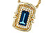 A293-73136: NECK .84 LONDON BLUE TOPAZ .96 TGW (8x4MM LBT)