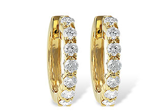 B019-21290: EARRINGS 1.00 CT TW