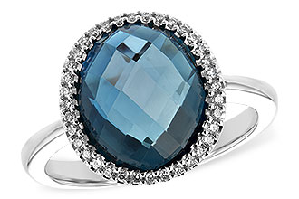 B207-38563: LDS RG 5.31 LONDON BLUE TOPAZ 5.45 TGW