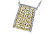 B207-38590: NECK .95 YELLOW DIAS 1.09 TW