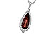 B207-39499: NECK 2.27 GARNET 2.52 TGW