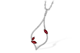 B208-27690: NECK .36 RUBY .56 TGW