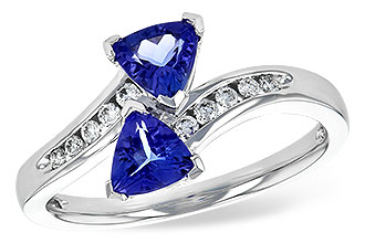 B208-27727: LDS RG .77 TW TANZANITE .90 TGW