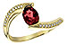B208-28599: LDS RG .75 GARNET .82 TGW