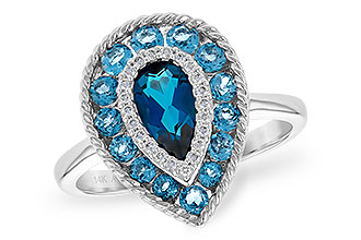 B208-31354: LDS RG 1.52 TW BLUE TOPAZ 1.60 TGW