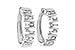 B208-32263: EARR .30 TW BAGUETTE DIAS