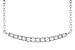 B208-33136: NECKLACE .10 TW (13 STONES)