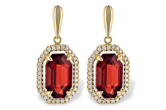 B208-33154: EARR 3.30 TW GARNET 3.49 TGW