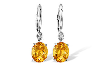 B208-35827: EARR 3.20 TW CITRINE 3.25 TGW (9x7MM CIT)