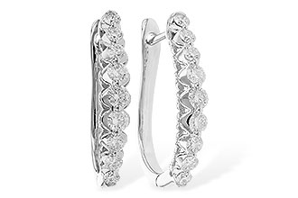 B291-94027: EARRINGS 1.00 TW