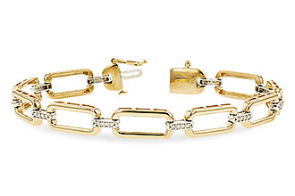 B291-96763: BRACELET .25 TW (7.5" - C207-42236 WITH LARGER LINKS)