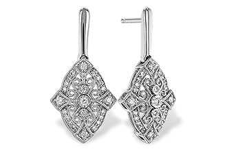 B291-96772: EARRINGS .25 TW