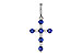 B292-84018: PENDANT .34 TW SAPP .42 TGW