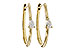 B292-84045: EARRINGS .45 TW PEAR DIAMONDS
