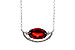 B292-84063: NECKLACE 1.94 GARNET 2.08 TGW (10x6MM GAR / 18")