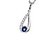B292-87645: NECKLACE .38 SAPP .54 TGW (5x4 SAPP)