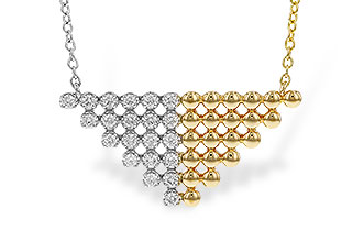 B292-87727: NECKLACE .37 TW (18")