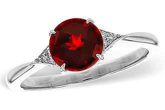 B292-88572: LDS RG 1.46 GARNET 1.48 TGW (7MM RD)