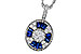 B292-88627: NECKLACE .56 TW SAPPHIRE .80 TGW