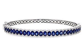 B292-89472: BANGLE 5.09 TW SAPPHIRE 5.65 TGW