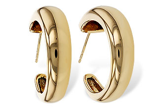 B292-89481: GOLD EARRINGS (20MM)
