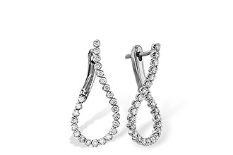 B293-73145: EARRINGS .50 TW