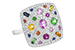 C018-32272: LDS DIA & COLOR RG .38 DIA 1.37 TGW
