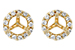 C203-74945: SEMI DIA EARR .10 TW (HOLDS .15 EACH)
