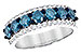 C207-39508: LDS WED RG 1.26 BLUE DIAS 1.70 TGW