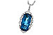 C208-28554: NECK 6.70 LONDON BLUE TOPAZ 6.81 TGW