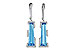 C208-28627: EARR 6.12 TW BLUE TOPAZ 6.33 TGW
