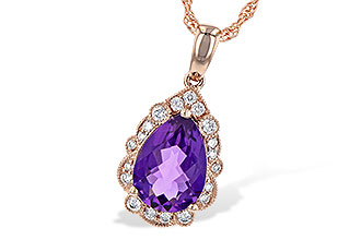 C208-34936: NECKLACE 1.53 AMETHYST 1.68 TGW (10x7 PS)
