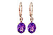 C208-35827: EARR 2.85 TW AMETHYST 2.90 TGW (9x7MM AMY)