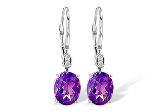 C208-35827: EARR 2.85 TW AMETHYST 2.90 TGW (9x7MM AMY)