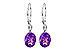 C208-35827: EARR 2.85 TW AMETHYST 2.90 TGW (9x7MM AMY)