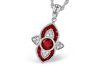 C291-03172: NECK .63 TW RUBY .70 TGW