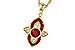 C291-03172: NECK .63 TW RUBY .70 TGW