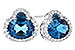 C291-06763: EARR 2.60 TW LONDON BLUE TOPAZ 2.81 TGW